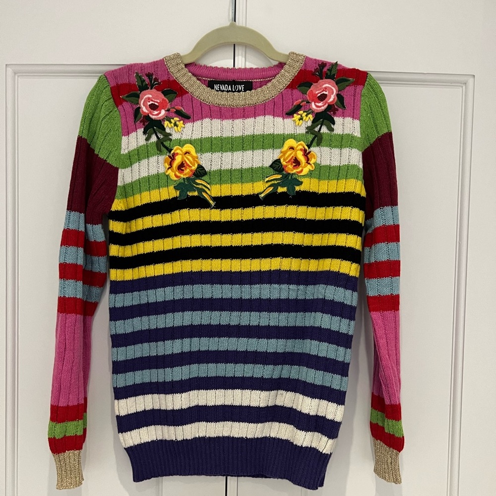 Mulicolor striped sweater